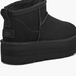 UGG Women's Black Platform Boots